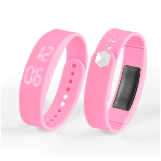 Pink Walker Pedometer Bracelets